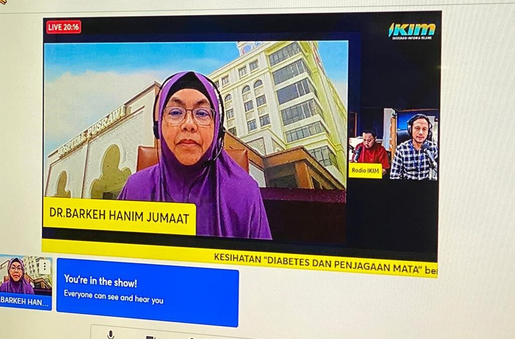 CERAMAH KESIHATAN IKIM.FM BERSAMA DR.BARKEH, PAKAR OFTALMOLOGI